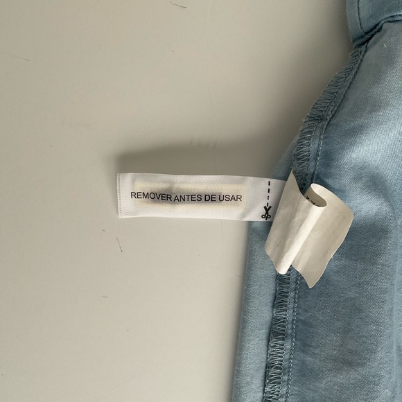 Biography Pants Sz L Blue Side Drape Slip Pockets Capris Boho Lagenlook Comfort - Picture 10 of 12